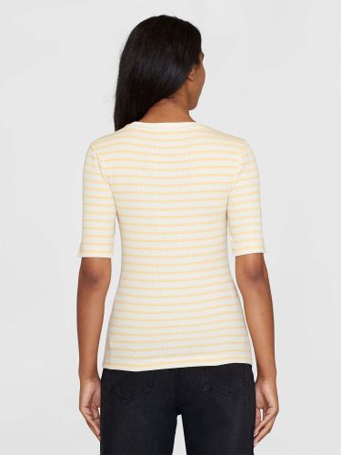 glore Knowledge Cotton Apparel Striped Rib T-Shirt Schlussverkauf