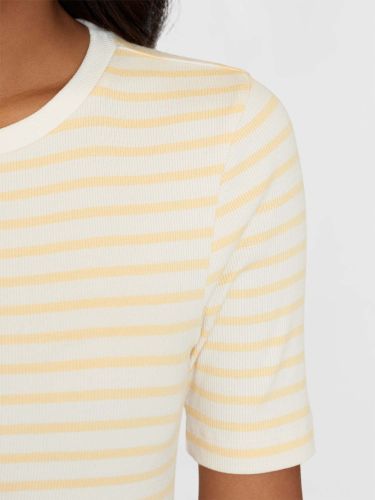 glore Knowledge Cotton Apparel Striped Rib T-Shirt Schlussverkauf
