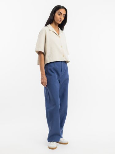 glore Rotholz Cropped Bowling Shirt Günstiger Verkauf