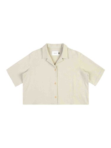 glore Rotholz Cropped Bowling Shirt Günstiger Verkauf