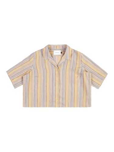 glore Rotholz Cropped Bowling Shirt Multi Fabrikverkauf