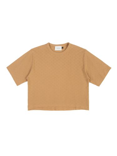 glore ROTHOLZ Cropped Tonal Check T-Shirt Blitzverkäufe