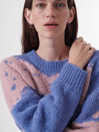 glore LANIUS Pullover mit Intarsie Limitierter Zeitrabatt