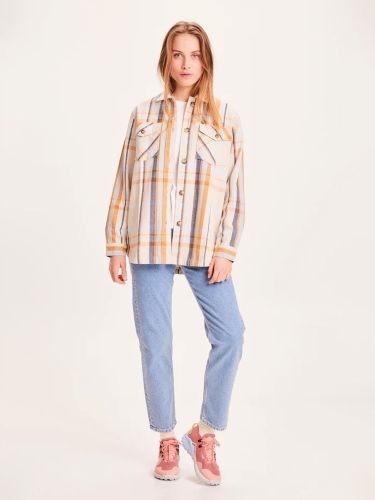 glore Knowledge Cotton Apparel LILLIAN Check Overshirt Weihnachtsangebot