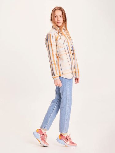 glore Knowledge Cotton Apparel LILLIAN Check Overshirt Weihnachtsangebot