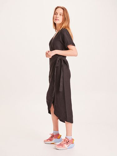 glore Knowledge Cotton Apparel ORCHID linen wrap dress Vatertagsangebot
