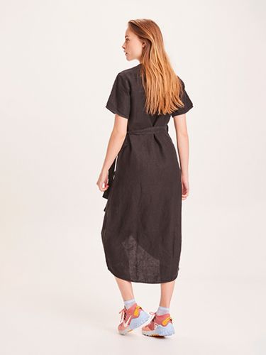 glore Knowledge Cotton Apparel ORCHID linen wrap dress Vatertagsangebot