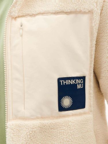 glore Thinking MU Mitchel Ecru Fleece Sweatshirt Letzte 2 Tage