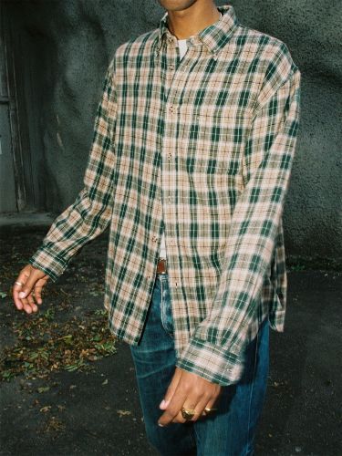 glore Nudie Jeans Julian Farmers Check Shirt Bis zu 50% Rabatt