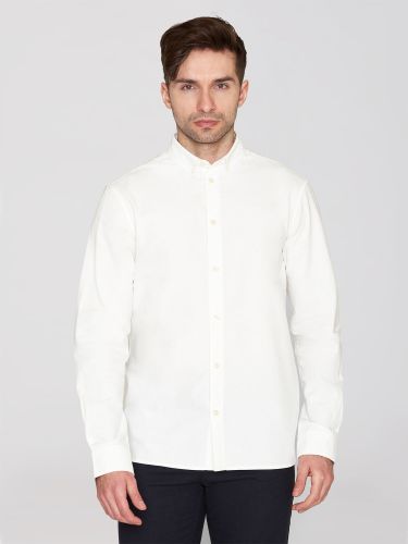 glore Knowledge Cotton Apparel HARALD Small Owl Oxford Regular Fit Shirt