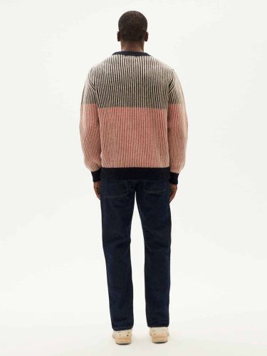 glore Thinking MU Stripes Guiu Knitted Sweater Hotsell