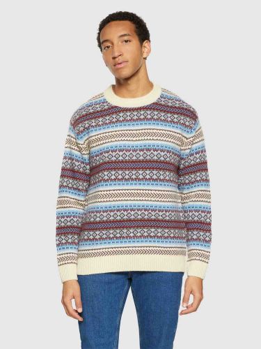 glore Knowledge Cotton Apparel Knitted Fair Isle Crew Neck Limitierter Zeitrabatt