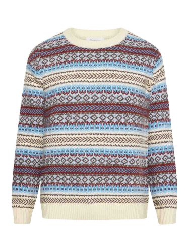 glore Knowledge Cotton Apparel Knitted Fair Isle Crew Neck Limitierter Zeitrabatt