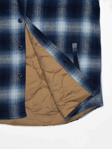 glore Nudie Jeans Glenn Padded Shadow Check Shirt Sonderangebot