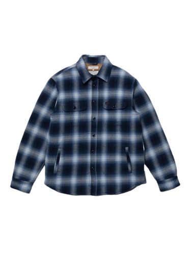 glore Nudie Jeans Glenn Padded Shadow Check Shirt Sonderangebot