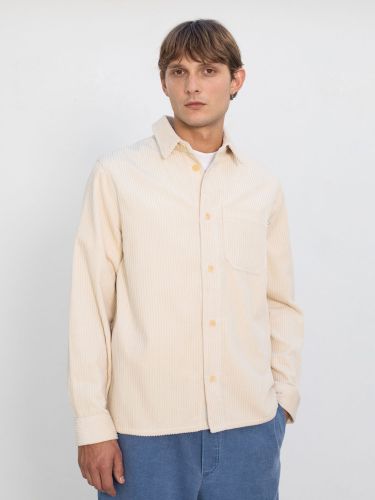 glore Rotholz Cord Casual Shirt Im Verkauf