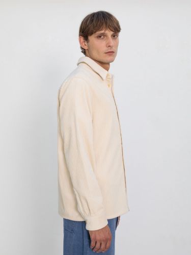 glore Rotholz Cord Casual Shirt Im Verkauf