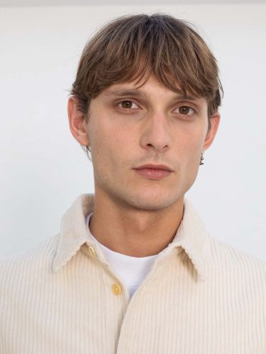 glore Rotholz Cord Casual Shirt Im Verkauf