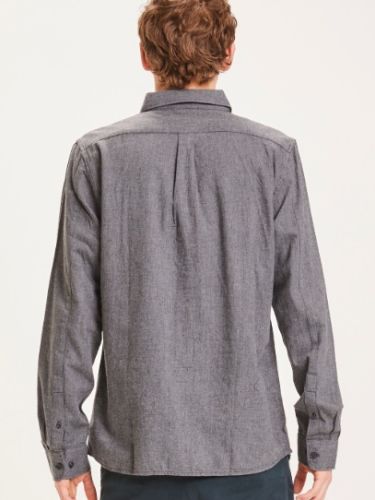 glore Knowledge Cotton Apparel ELDER Regular Fit Melange Flannel Shirt Osterangebot