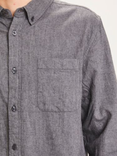 glore Knowledge Cotton Apparel ELDER Regular Fit Melange Flannel Shirt Osterangebot