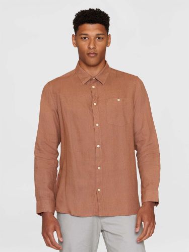 glore Knowledge Cotton Apparel Regular Fit Linen Shirt Riesige Ersparnisse