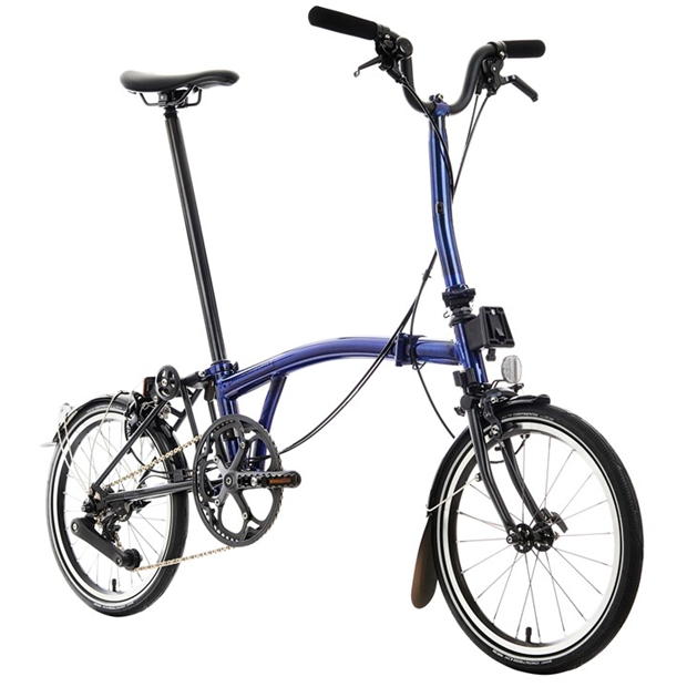Brompton P Line 12-speed - Mid Handlebar - Folding Bike Valentinstagsangebot
